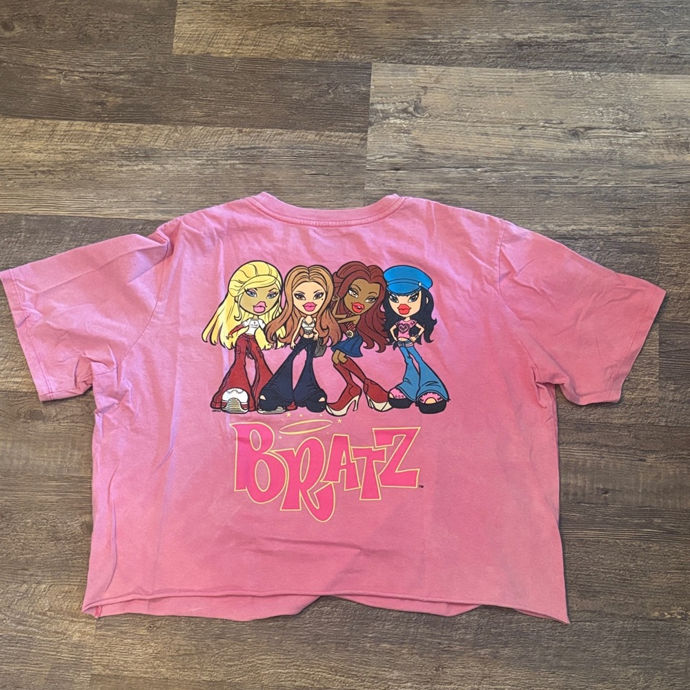 Bratz Pink Graphic Crop Top